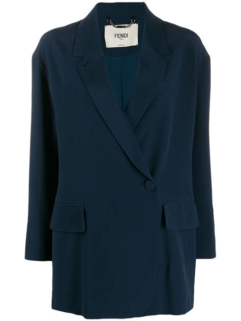 fendi silk blouse|women's Fendi blazer.